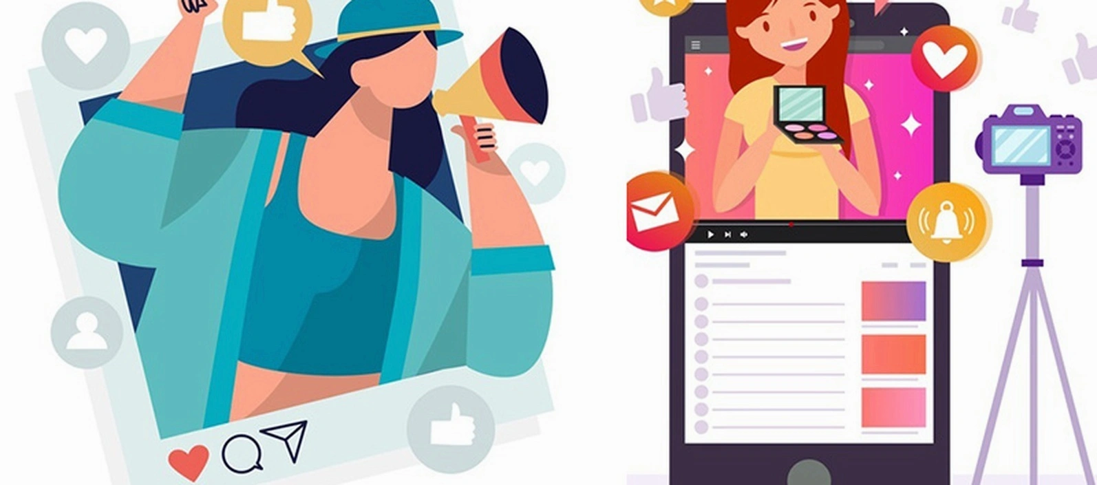 Influencer collaboration professional imagery